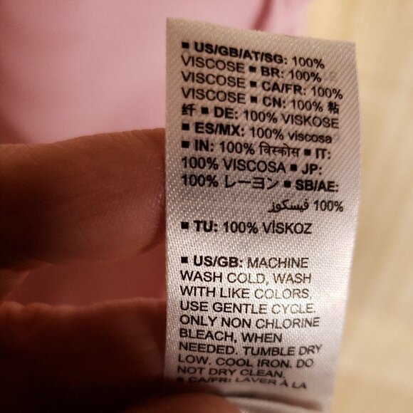 Caralynmirand The Drop Pink Pullover Blouse Medium - Picture 6 of 6